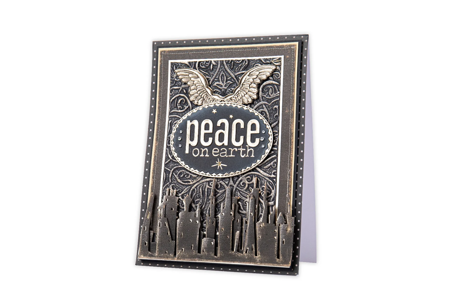 Sizzix 3-D Impresslits Embossing Folder - Winged by Tim Holtz - Image 4