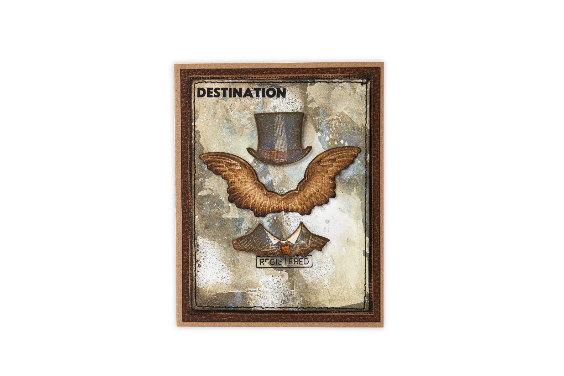 Sizzix 3-D Impresslits Embossing Folder - Winged by Tim Holtz - Image 5