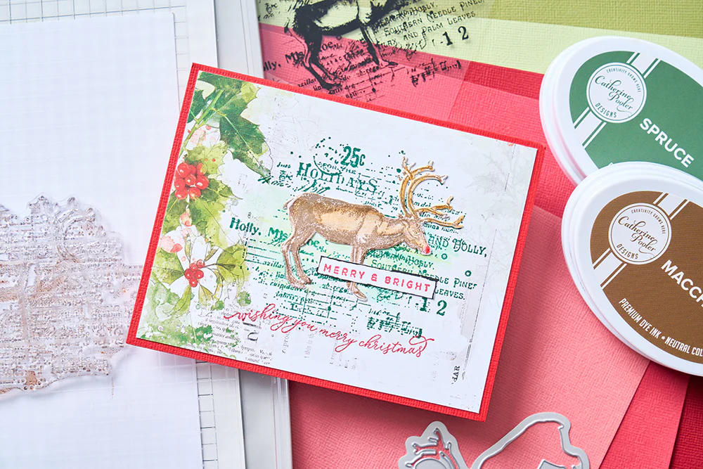 Sizzix Clear Stamp w/Framelit Die - Reindeer Mix Cluster by 49 and Market - Image 4