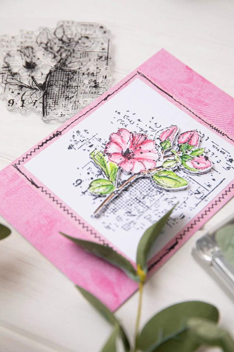 Sizzix Framelits Die Set 1PK w/Stamp Floral Mix Cluster by 49 and Market - Image 5