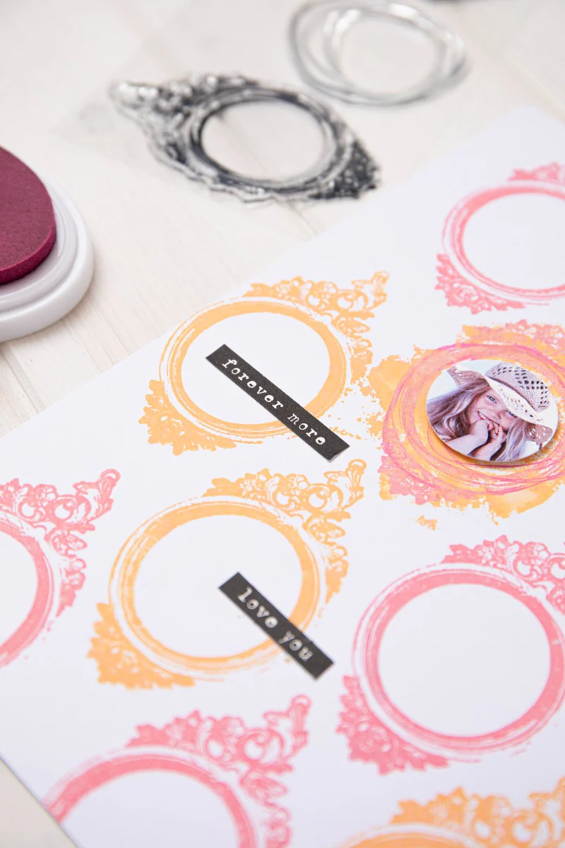 Sizzix Layered Clear Stamps Set 3PK - Artsy Regal Frame by 49 and Market - Image 4