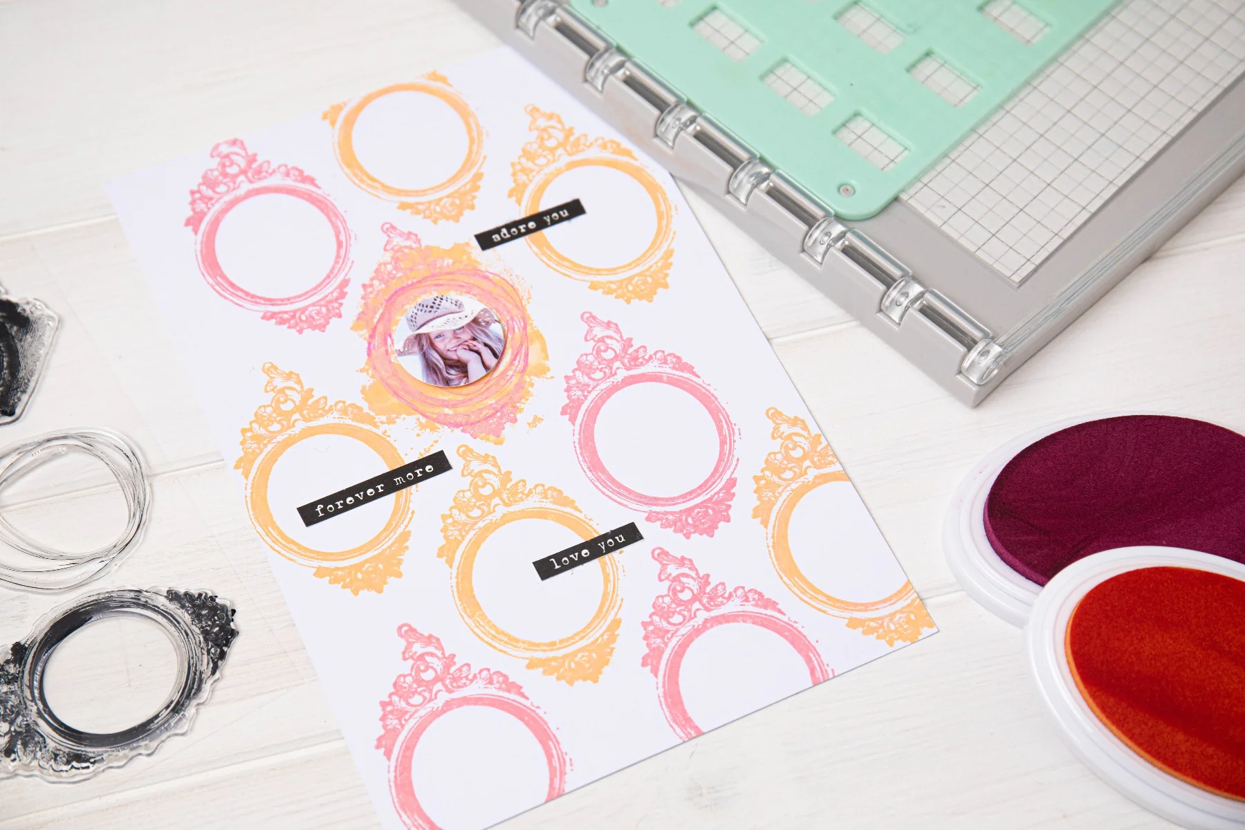 Sizzix Layered Clear Stamps Set 3PK - Artsy Regal Frame by 49 and Market - Image 5