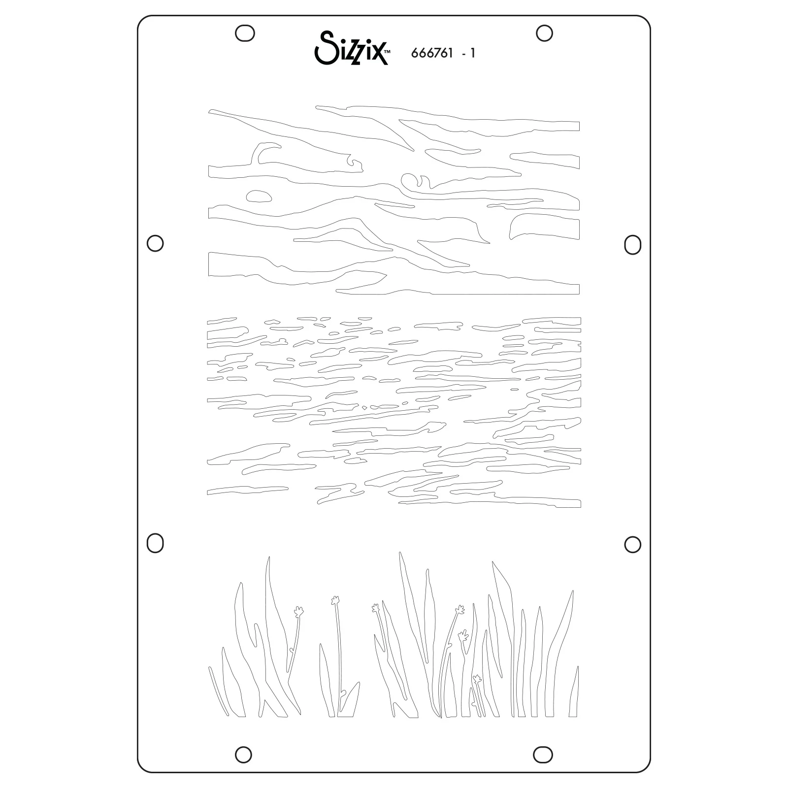 Sizzix Studio Stamps Set 17PK / 3PK Stencils - Nature by Vic Hollins - Image 3