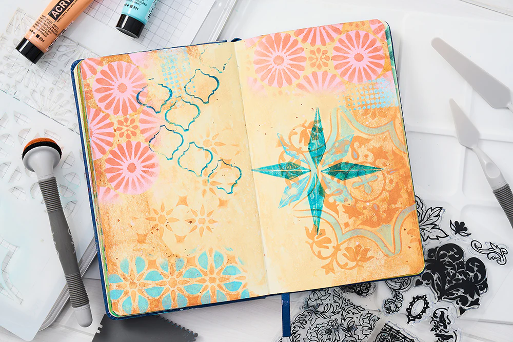 Sizzix Studio Stamps Set 18PK / 3PK Stencils - Geometric by Vic Hollins - Image 10
