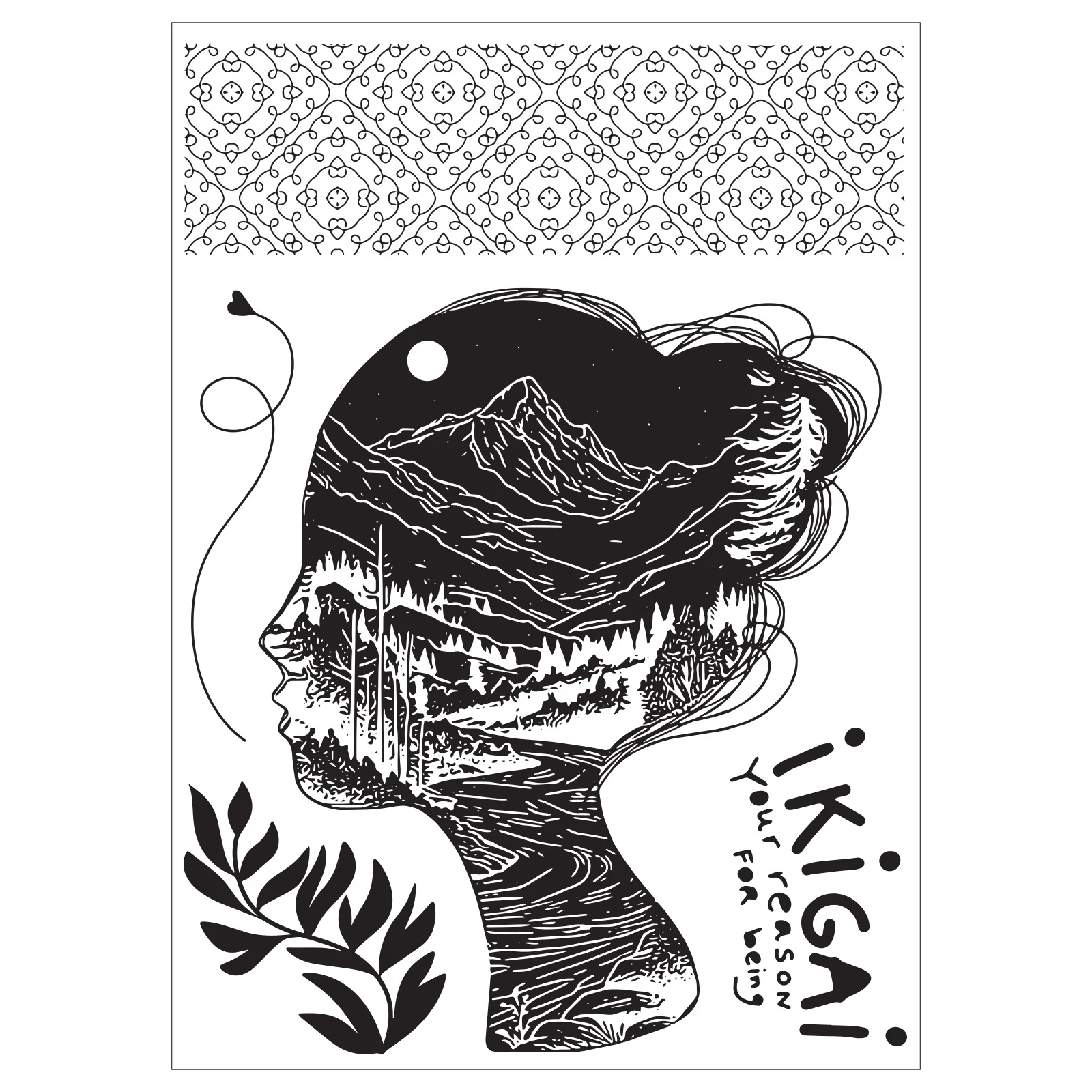 Sizzix Studio Stamps Set 5PK / 3PK Stencils - Ikigai by Cat Kerr - Image 5
