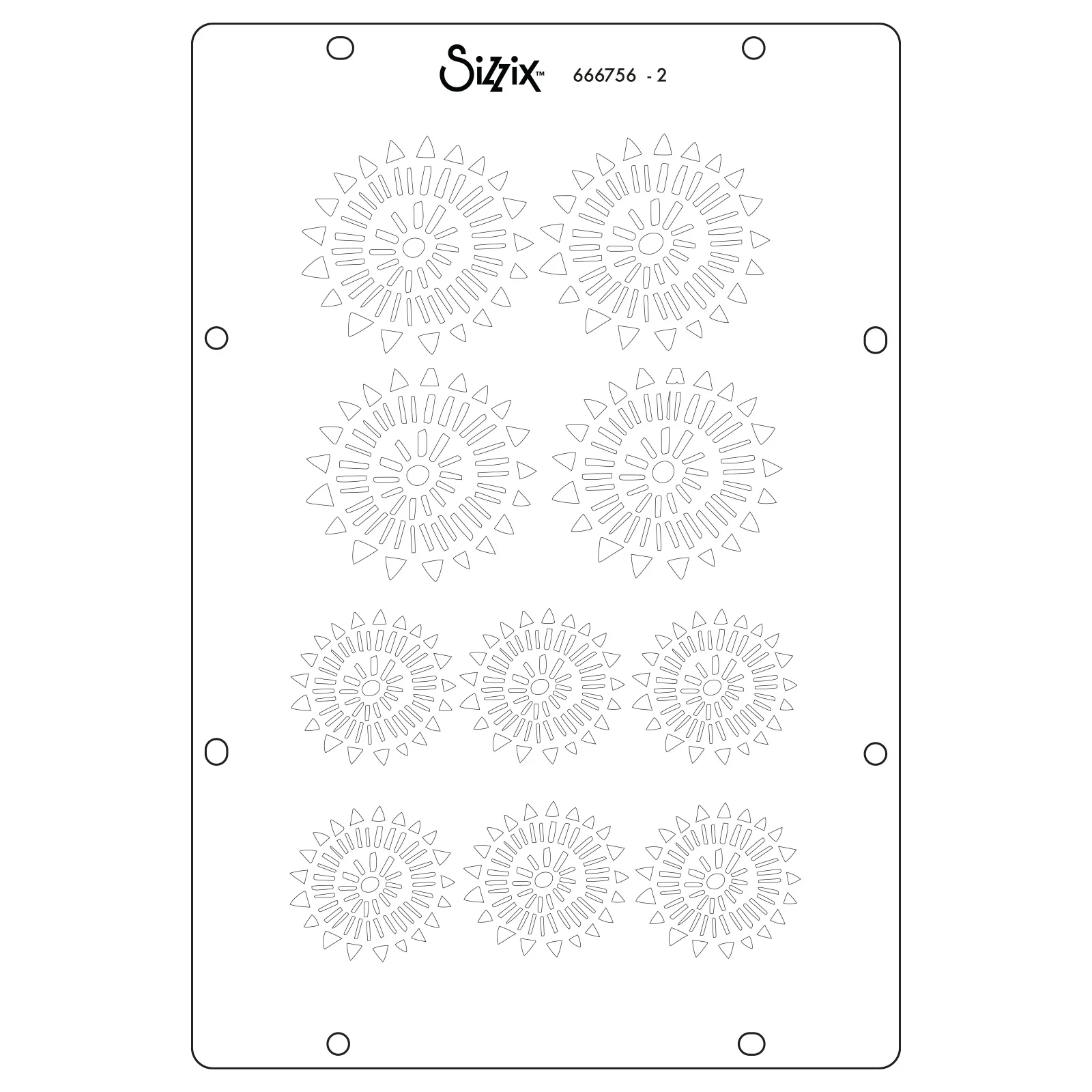 Sizzix Studio Stamps Set 5PK / 3PK Stencils - Ikigai by Cat Kerr - Image 7