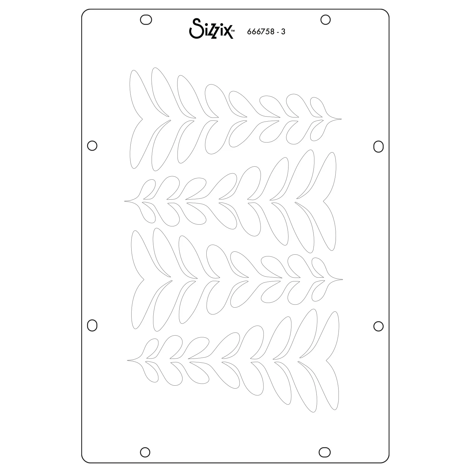 Sizzix Studio Stamps Set 6PK / 3PK Stencils - The Visiter by Cat Kerr - Image 5