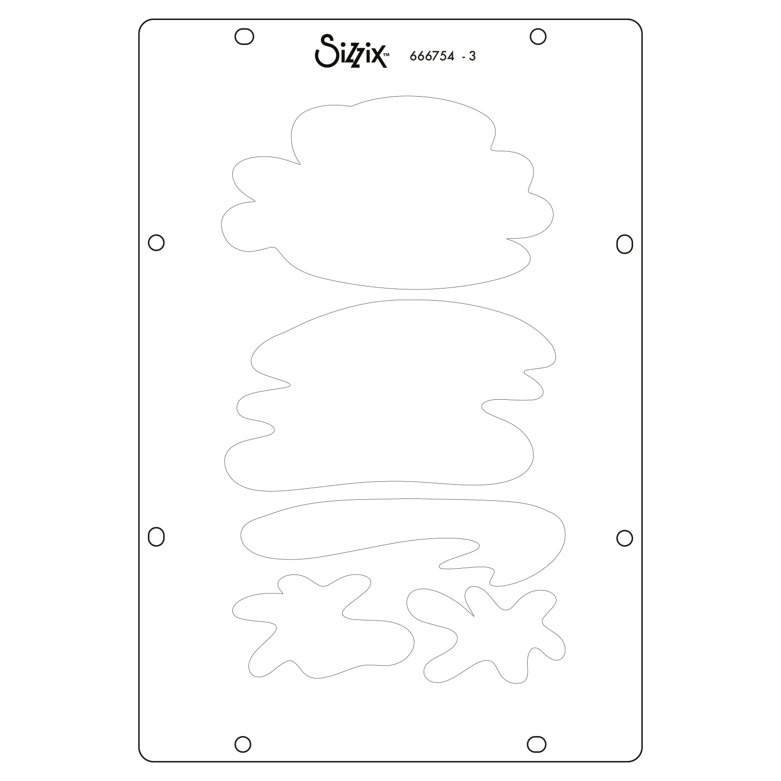 Sizzix Studio Stamps Set 7PK / 3PK Stencils - Create by Cat Kerr - Image 6