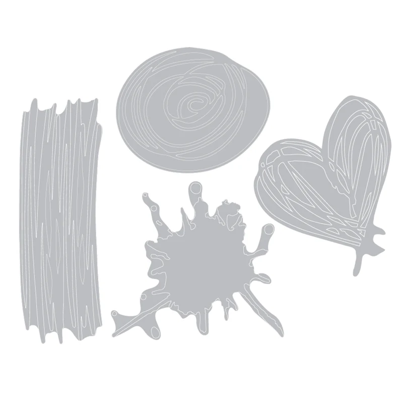 Sizzix Thinlits Die Set 4PK - Scribbles & Splat by Tim Holtz - Image 3